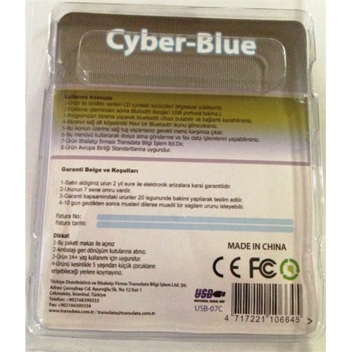 cyber blue bluetooth driver
